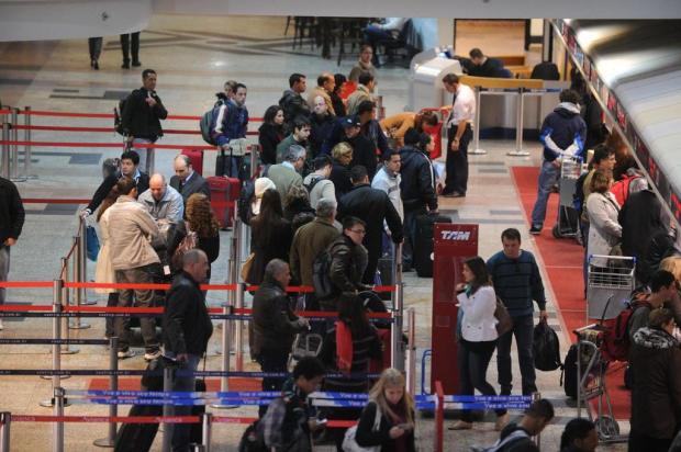 TAM possibilita aos seus clientes o uso do aplicativo Passbook para fazer check-in Ricardo Duarte/Agencia RBS TAM possibilita aos seus clientes o uso do aplicativo Passbook para fazer check-in Ricardo Duarte/Agencia RBS