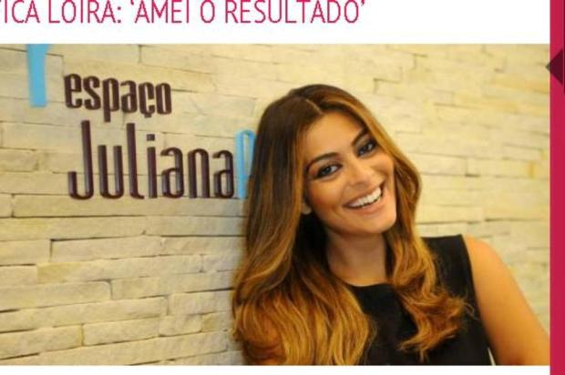 Juliana Paes muda o visual e fica loira Reprodução/Extra Juliana Paes muda o visual e fica loira Reprodução/Extra