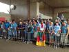 Torcida do Grêmio foi ao aeroporto mesmo em meio ao feriado de Carnaval para recepcionar o novo reforço do clube