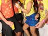 A atriz Barbara Borge no camarote Skol em Recife