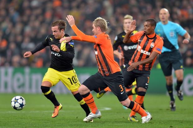 Dortmund empata com Shakhtar no fim, preserva invencibilidade e fica em vantagem Sergei Supinsky,AFP/ Dortmund empata com Shakhtar no fim, preserva invencibilidade e fica em vantagem Sergei Supinsky,AFP/