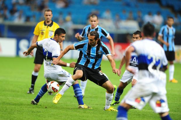 Grêmio é surpreendido e perde por 2 a 1 para o Huachipato na Arena Fernando Gomes/Agência RBS