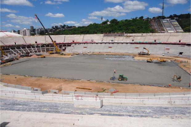 Grama do Beira-Rio começa a ser implantada no dia 25 Divulgação/