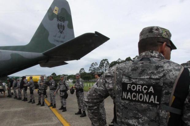Força Nacional de Segurança deve atuar 90 dias em Santa Catarina James Tavares/Secom Força Nacional de Segurança deve atuar 90 dias em Santa Catarina James Tavares/Secom