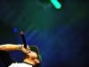O rapper Marcelo D2 fez a galera pular ao cantar os antigos sucessos do Planet Hemp