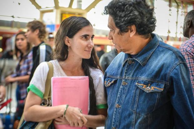 Cubana Yoani Sánchez viaja ao Brasil ADALBERTO ROQUE/AFP