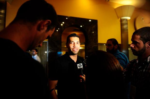 Na chegada ao Rio, André Santos promete: " Vamos nos recuperar" Mauro Vieira/ Na chegada ao Rio, André Santos promete: " Vamos nos recuperar" Mauro Vieira/