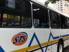 Irritados com a operação tartaruga, passageiros quebraram janelas de ônibus