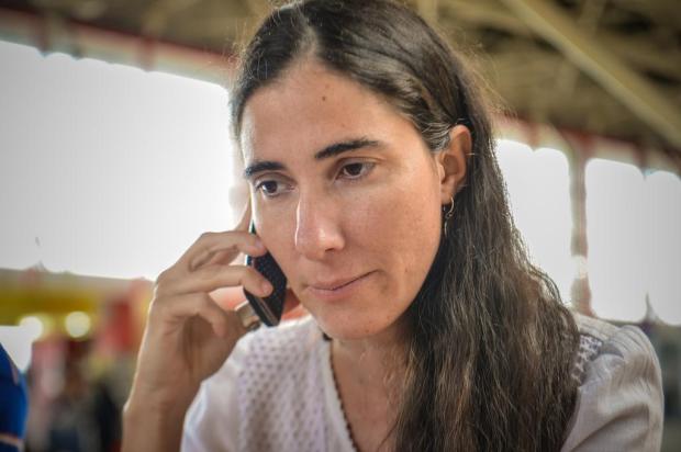 Visita de Yoani Sánchez expõe duelo ideológico em solo brasileiro ADALBERTO ROQUE/AFP