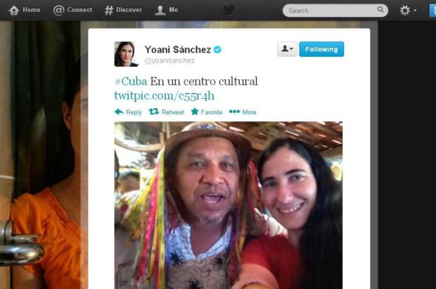 Yoani Sánchez participará de sessão do Congresso, a convite do PSDB Twitter/Reprodução Yoani Sánchez participará de sessão do Congresso, a convite do PSDB Twitter/Reprodução