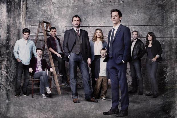 Kevin Bacon estreia na TV com "The Following" Warner Bros/Divulgação Kevin Bacon estreia na TV com "The Following" Warner Bros/Divulgação