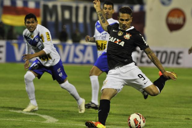 Guerrero marca e Corinthians empata em 1 a 1 com o San José-BOL Aizar Raldes,AFP/