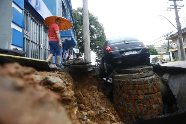 Chuvarada em Porto Alegre coloca obra de R$ 59 milhões em xeque Lauro Alves/Agencia RBS