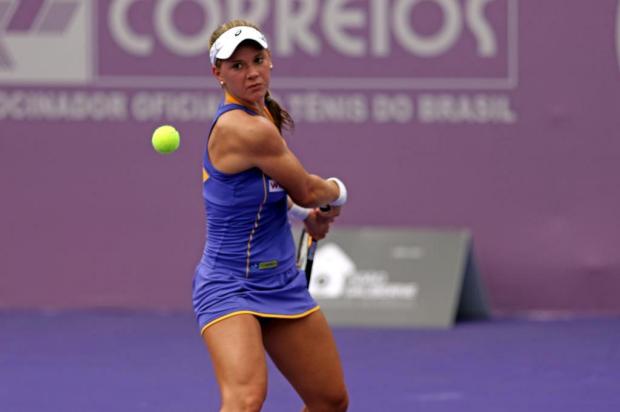 Brasileiras perdem na estreia do Brasil Tennis Cup, em Florianópolis Charles Guerra/Agencia RBS