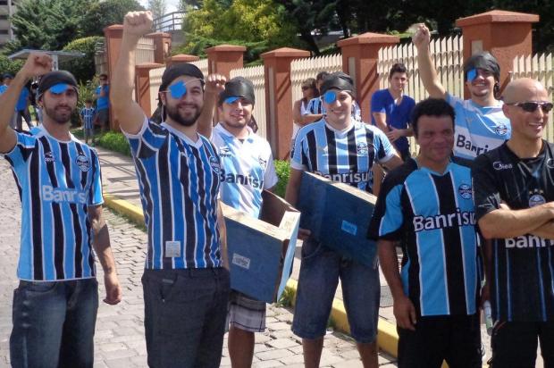 Sem "surpresas" na delegação, Grêmio chega a Caxias para o Gre-Nal Leandro Behs/Zero Hora Sem "surpresas" na delegação, Grêmio chega a Caxias para o Gre-Nal Leandro Behs/Zero Hora