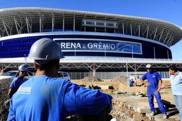 Reunião entre Grêmio e MP estipula prazo máximo até 30 de abril para ajustes na Arena Lauro Alves/Agencia RBS Reunião entre Grêmio e MP estipula prazo máximo até 30 de abril para ajustes na Arena Lauro Alves/Agencia RBS