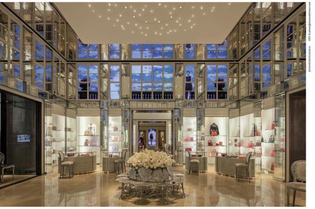 Butique da Dior no Brasil tem obras de arte e sala exclusiva para vips Divulgação/Dior Butique da Dior no Brasil tem obras de arte e sala exclusiva para vips Divulgação/Dior