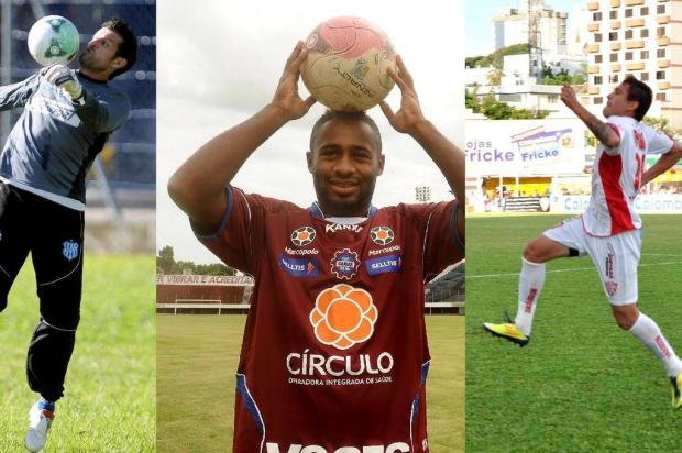 Fabiano, Marcos Paraná e Zambi: eles querem levar o título para o Interior Arte sobre fotos/Banco de Dados Fabiano, Marcos Paraná e Zambi: eles querem levar o título para o Interior Arte sobre fotos/Banco de Dados