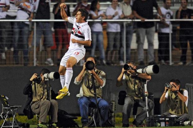 São Paulo sofre, mas vira e derrota o The Strongest no Morumbi Nelson Almeida/AFP São Paulo sofre, mas vira e derrota o The Strongest no Morumbi Nelson Almeida/AFP