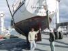 San Diego, fevereiro de 2008. Augusto e Gustavo Schlieper. Foi onde compraram o barco, passaram 10 meses trabalhando e preparando o veleiro para a viagem. 