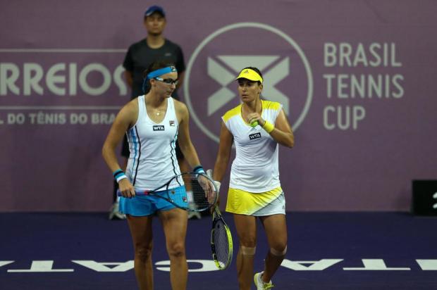 Shvedova e Garrigues são campeãs de duplas do Brasil Tennis Cup Charles Guerra/Agencia RBS
