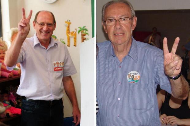 Candidatos de Novo Hamburgo votaram na manhã de domingo Montagem sobre fotos de Homero Schuch e Guilherme Darros/Divulgação