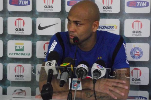 Após se recusar a fazer o teste do bafômetro, atacante Souza desabafa: "Lei Seca de m..." Divulgação/EC Bahia