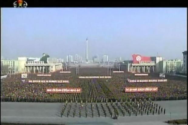 Coreia do Norte ameaça Estados Unidos com ataque nuclear preventivo North Korean TV/Reprodução/AFP Coreia do Norte ameaça Estados Unidos com ataque nuclear preventivo North Korean TV/Reprodução/AFP