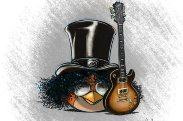 Slash grava versão de música-tema do jogo Angry Birds Rovio/Reprodução