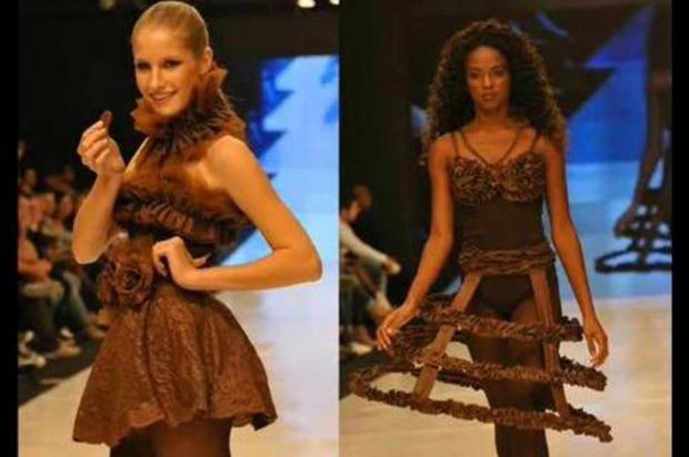 Modelos vão desfilar com roupas de chocolate na Chocofest 2013 Chocofest 2013/Divulgação