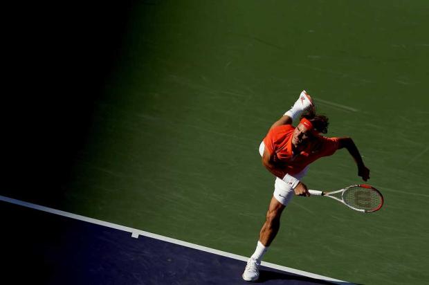 Federer vence Dodig e avança às oitavas no Masters 1000 de Indian Wells MATTHEW STOCKMAN / GETTY IMAGES NORTH AMERICA / AFP/