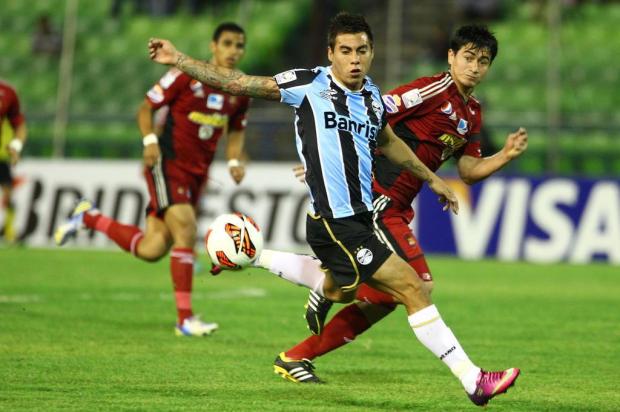 Vargas e o lance que matou o Grêmio em Caracas Lucas Uebel/Divulgação