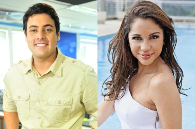 Bruno de Luca e ex-BBB Maria Melilo estão juntos, diz jornal Montagem sobre as fotos de Tomás Rangel/ Revista Quem e João Miguel Júnior/ TV Globo/