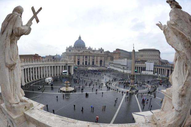 Vaticano reforça esquema de segurança para o conclave Tiziana Fabi/AFP Vaticano reforça esquema de segurança para o conclave Tiziana Fabi/AFP