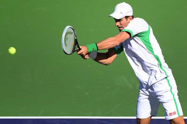 Djokovic e Sharapova vencem no Masters 1000 de Indian Wells FREDERIC J. BROWN / AFP/ Djokovic e Sharapova vencem no Masters 1000 de Indian Wells FREDERIC J. BROWN / AFP/