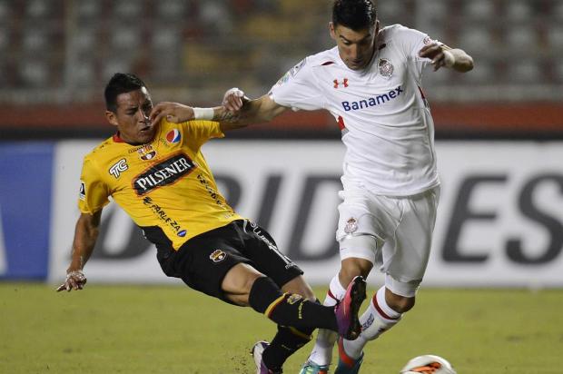 Barcelona-EQU e Toluca-MEX empatam em 0 a 0 e ajudam Boca Juniors Rodrigo Buendia/AFP