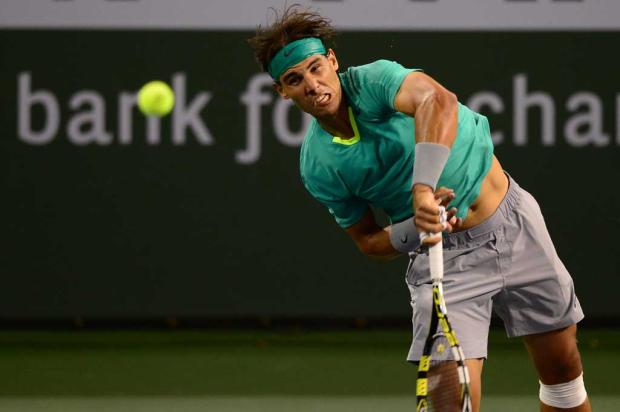Nadal e Federer avançam em Indian Wells e se enfrentam nas quartas de final FREDERIC J. BROWN / AFP/ Nadal e Federer avançam em Indian Wells e se enfrentam nas quartas de final FREDERIC J. BROWN / AFP/