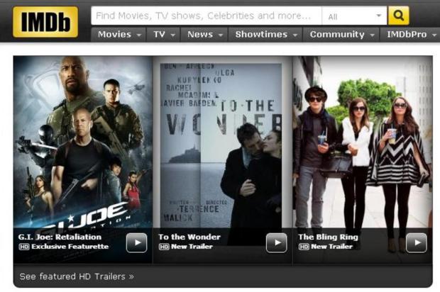 Governo chinês desbloqueia acesso ao site IMDB, especializado em cinema Reprodução/imdb.com Governo chinês desbloqueia acesso ao site IMDB, especializado em cinema Reprodução/imdb.com