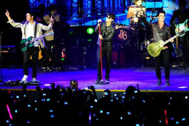 Jonas Brothers empolgam com show repleto de hits em Porto Alegre Jean Schwarz/Agencia RBS