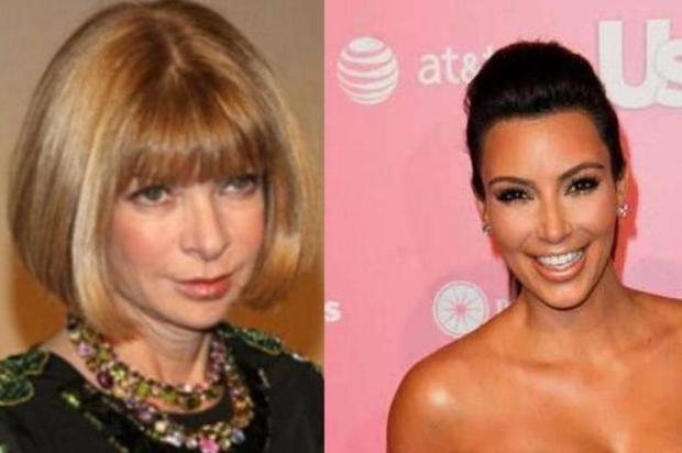 Anna Wintour não quer saber de Kim Kardashian na capa da Vogue AFP/AFP