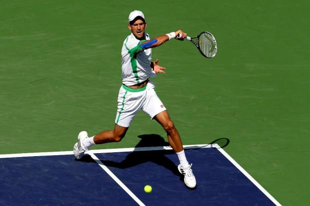 Djokovic e Del Potro vencem e fazem uma das semifinais em Indian Wells MATTHEW STOCKMAN / GETTY IMAGES NORTH AMERICA / AFP/