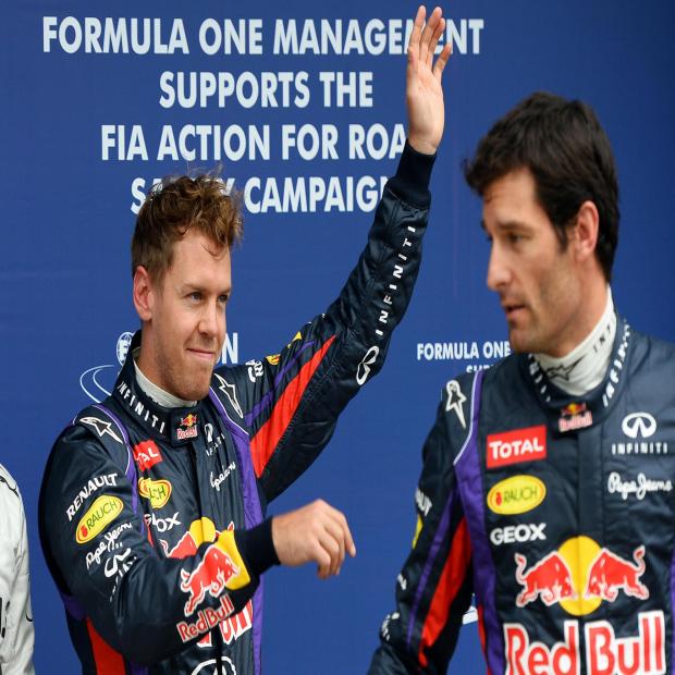 RBR faz dobradinha e Sebastian Vettel largará em primeiro na Austrália William WEST/AFP