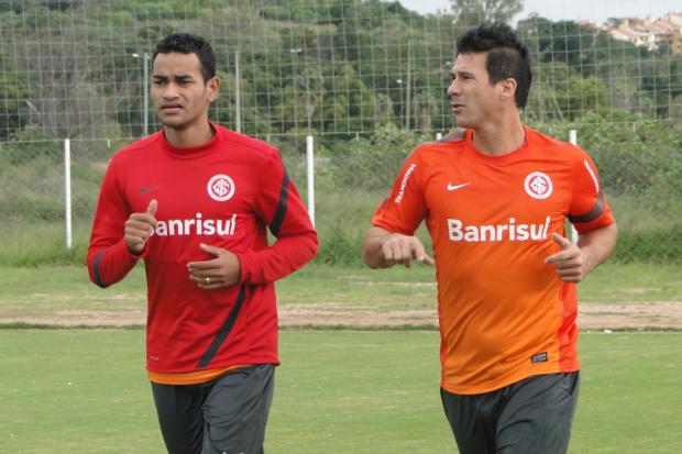 FOTO: Índio volta aos treinos físicos após recuperação de cirurgia no joelho André Baibich/ Agência RBS/