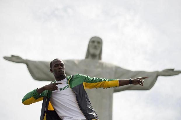 Bolt conta com calor da torcida para correr no Rio: "Vai ser especial" Christophe Simon/AFP Bolt conta com calor da torcida para correr no Rio: "Vai ser especial" Christophe Simon/AFP
