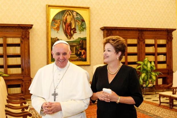 Papa Francisco recebe Dilma Rousseff no Vaticano Ricardo Stuckert Filho/Presidência da República/Divulgação Papa Francisco recebe Dilma Rousseff no Vaticano Ricardo Stuckert Filho/Presidência da República/Divulgação