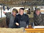 Coreia do Norte coloca exército em alerta e ameaça bases dos EUA KCNA e KNS/AFP Coreia do Norte coloca exército em alerta e ameaça bases dos EUA KCNA e KNS/AFP