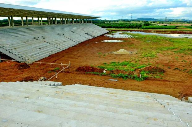 Cruzeiro corre para inaugurar estádio em Cachoerinha até julho Jean Schwarz/Agência RBS/ Cruzeiro corre para inaugurar estádio em Cachoerinha até julho Jean Schwarz/Agência RBS/