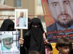 Presos em greve de fome desafiam ordem em Guantánamo MOHAMMED HUWAIS/AFP Presos em greve de fome desafiam ordem em Guantánamo MOHAMMED HUWAIS/AFP