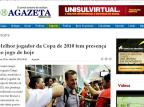Jornal do Acre destaca participação de Forlán contra o Rio Branco Reprodução/