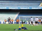 Zé Roberto, Barcos e Welliton se destacam em treino de finalização Alexandre Ernst/Agência RBS